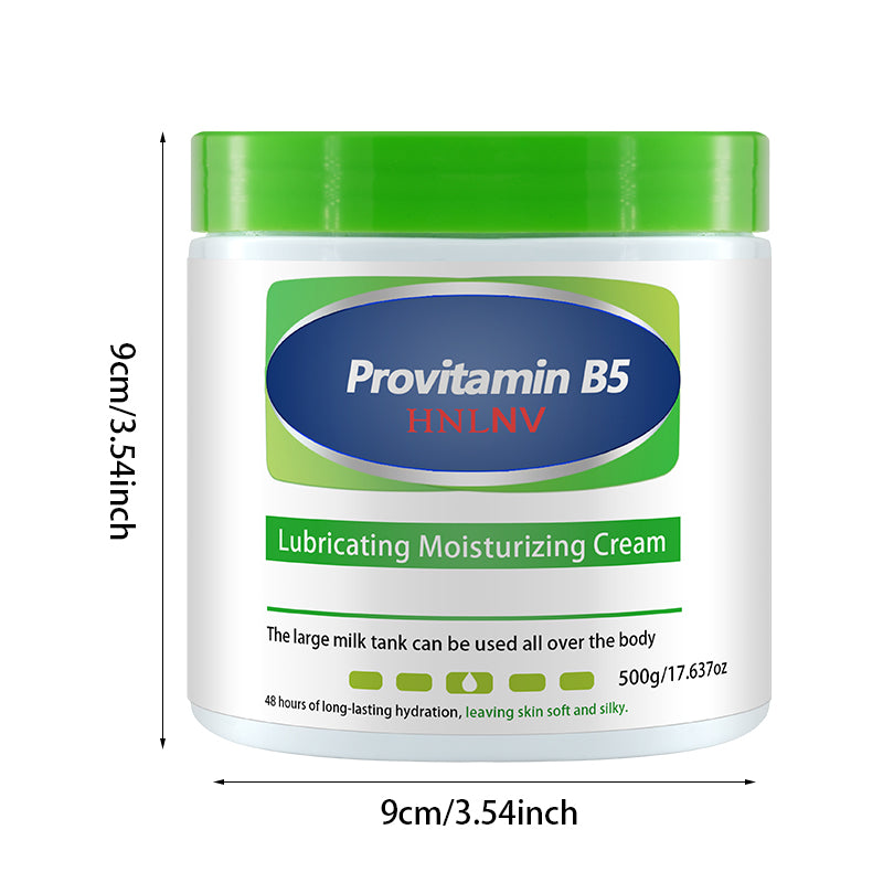 HNLNV Vitamin B5 Moisturizer- 17 oz. Face and Body Moisturizer for Dry to Dry Skin with Hyaluronic Acid and Glycerin for Skin Sensitization, 48 Hours Long-Lasting Nourishing, Restoring Softness and Gloss